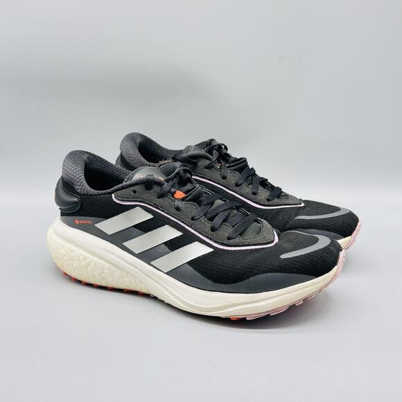 Adidas Shoes Womens 8 Black Supernova GORE TEX Waterproof Boost Running Sneakers - Picture 2 of 14
